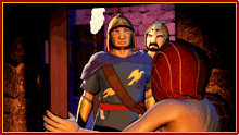 The guards come to Rahab's home